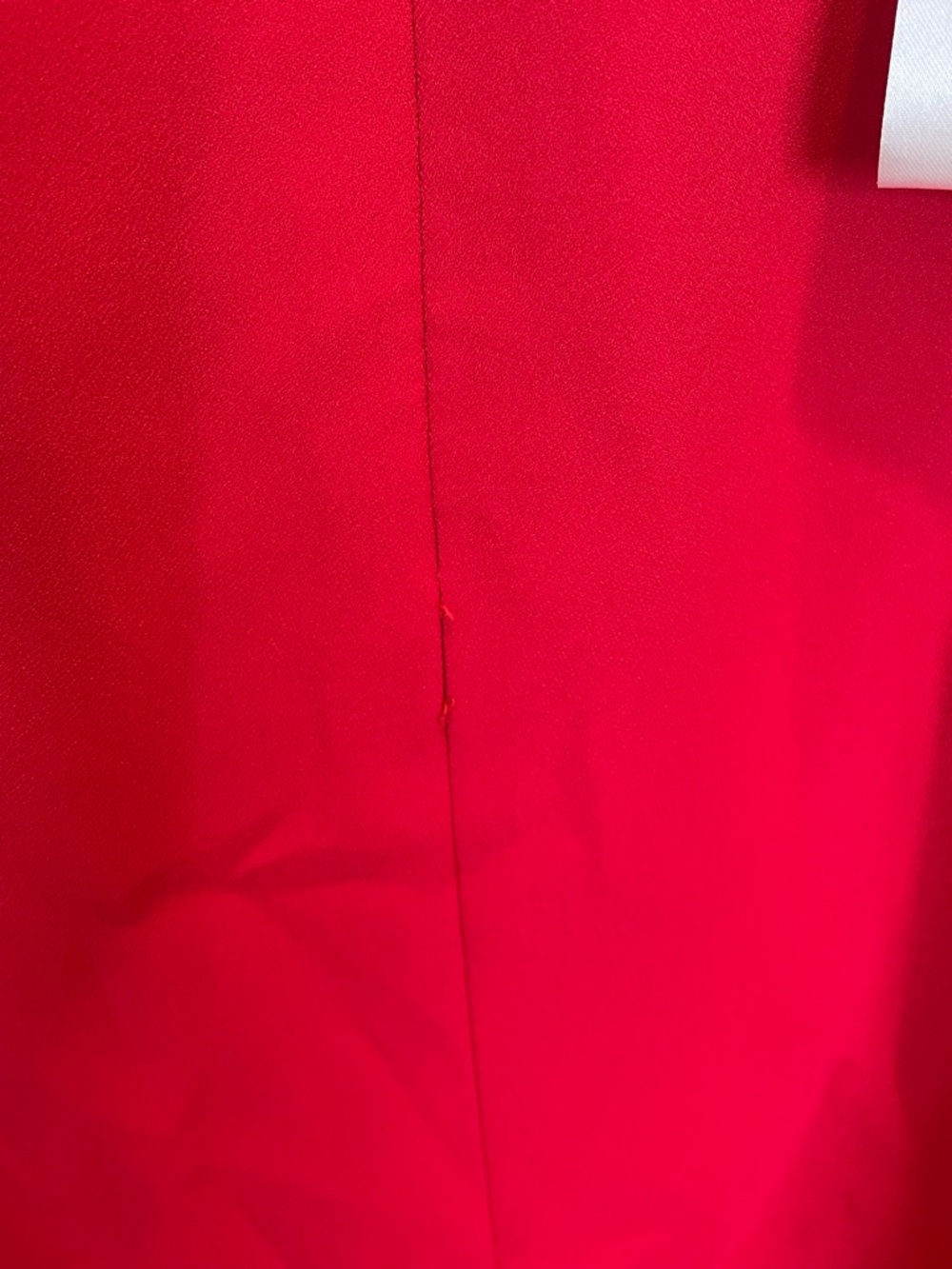 🧵DISCOUNT- BCBGMaxAzria Red Strapless Dress w Front Tie Detail 🧵 - Picture 6 of 7